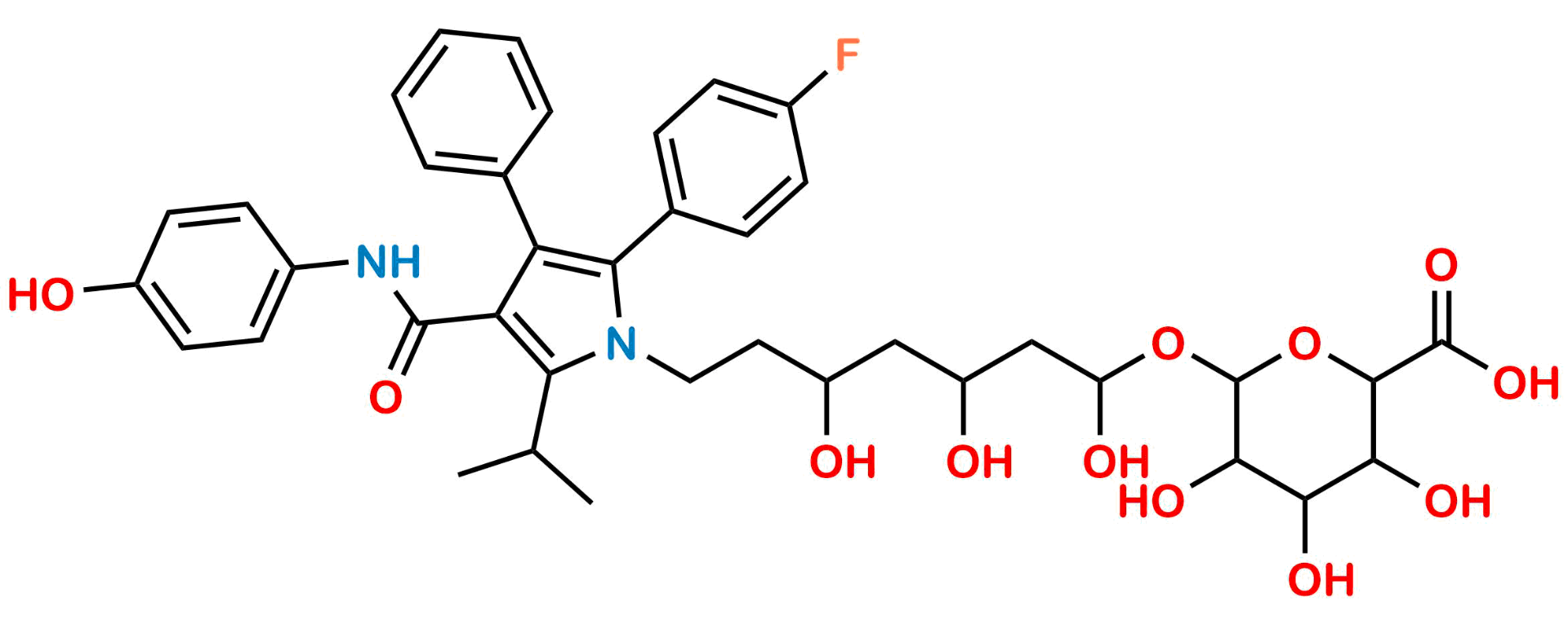 Para-Hdroxy Atorvastatin Glucuronide